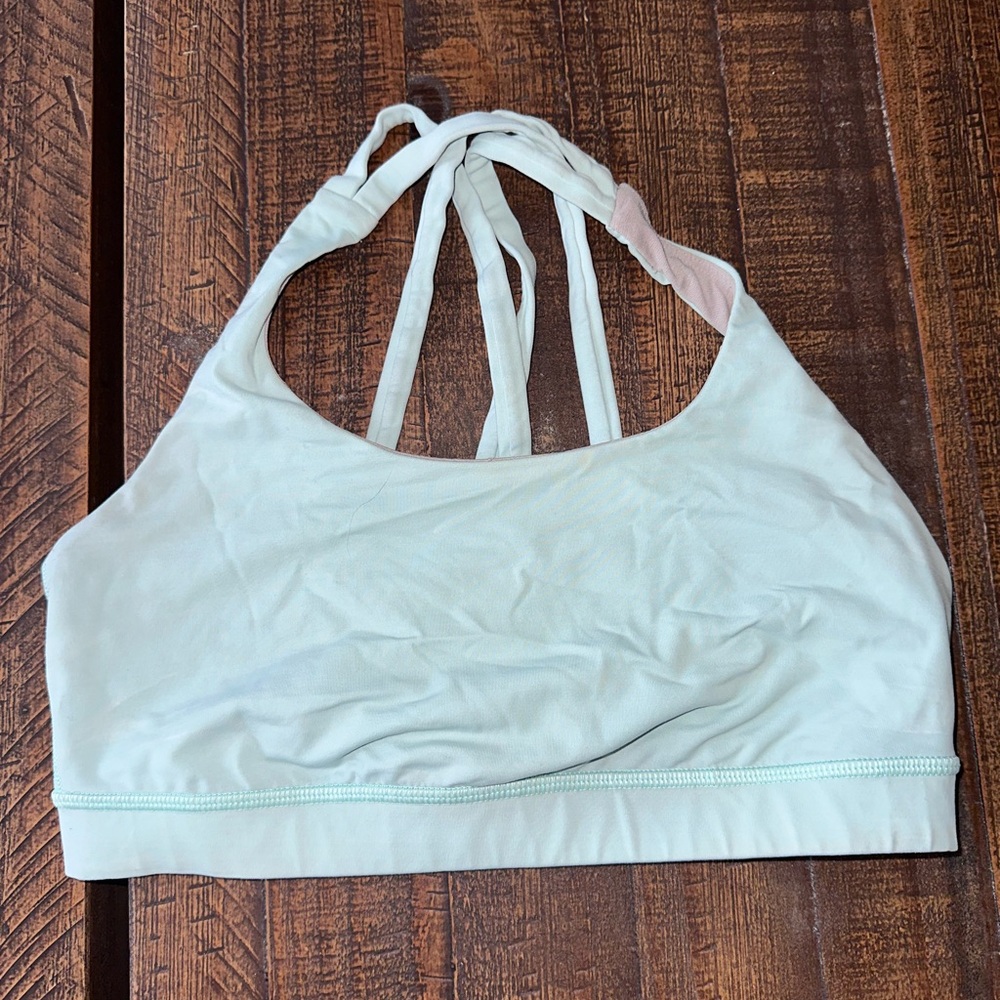 Lululemon Athletica Light Green Sports Bra
